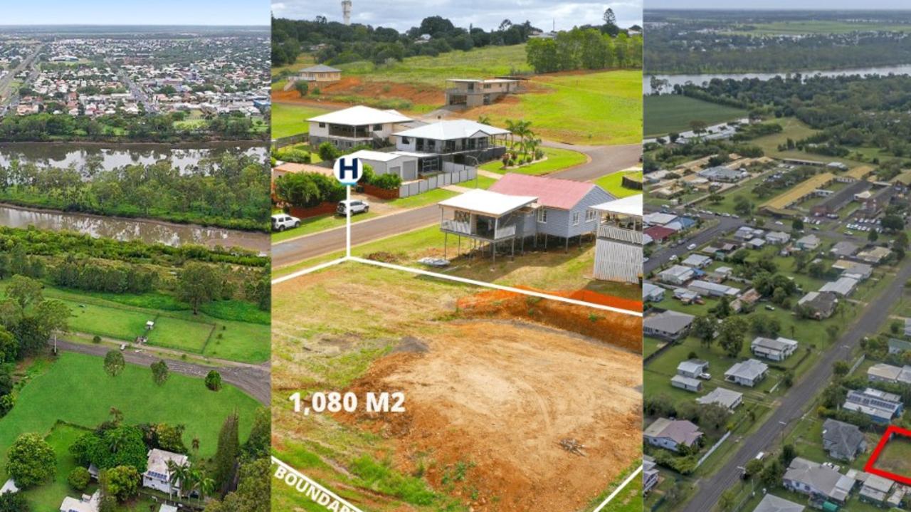 There are dozens of blocks ready for purchase within the Bundaberg region for less than $200,000.