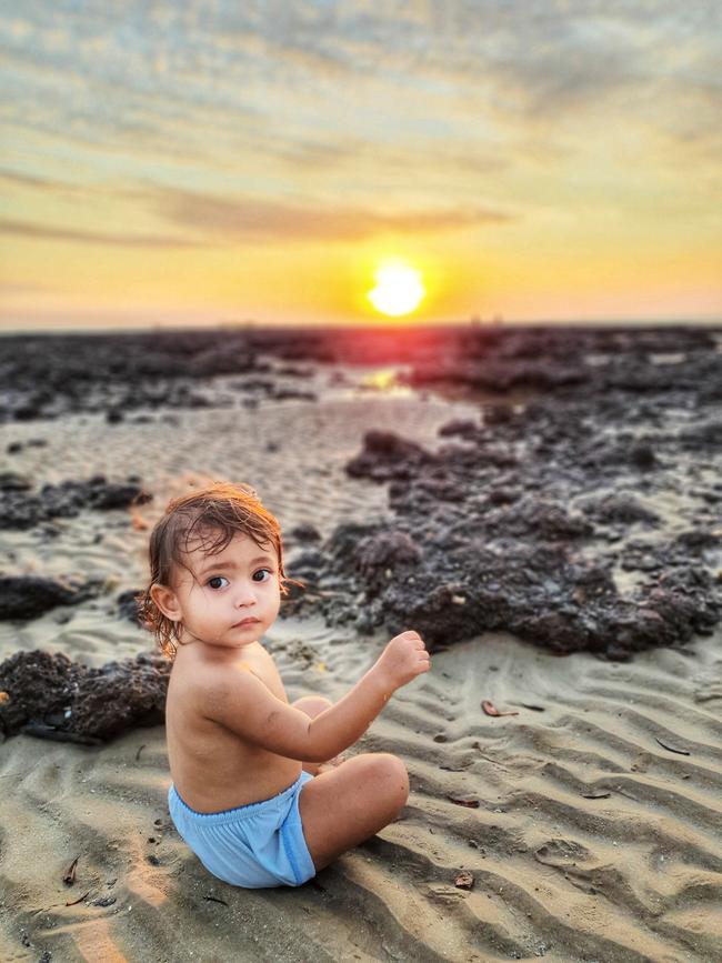 Joya Reilly at Lee Point. Picture: Kuwung Wijayanti