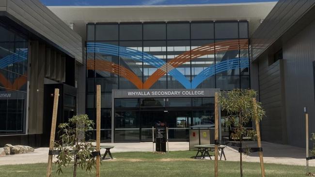 Parents have since spoken out about the fear they have for their children who attend the school, Picture: Whyalla Secondary College website