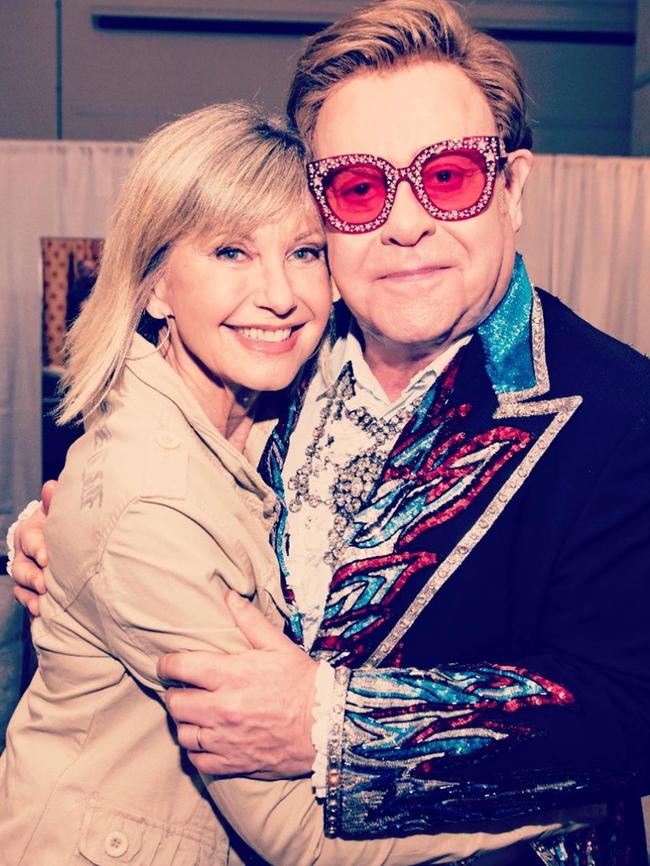 Olivia Newton John took in one of the star’s final Aussie shows. Picture: Instagram