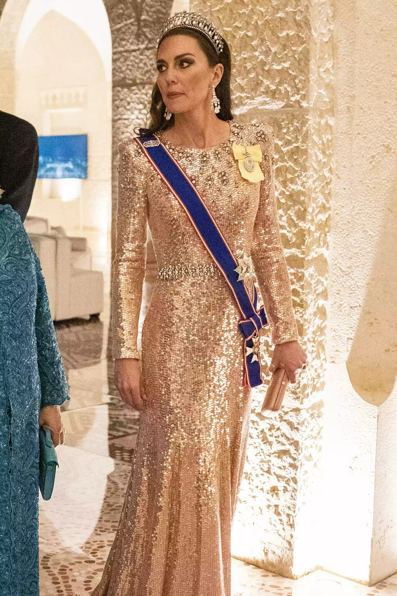 <p><em>Image credit: courtesy of the Royal Hashemite Court</em></p><h2>2023</h2><p>Kate wears Jenny Packham at the wedding of Crown Prince Hussein and Princess Rajwa.</p>