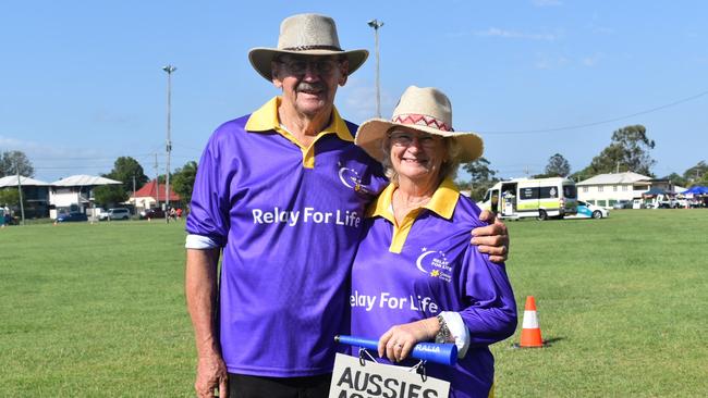 Roland and Tarana Cruice at the 2021 Ipswich Relay for Life. Picture: Jessica Baker / The Queensland Times