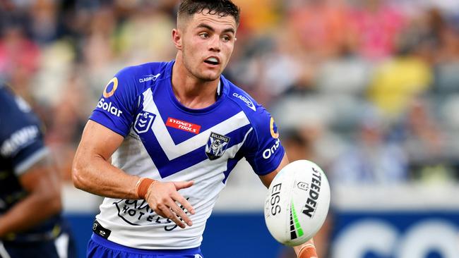 Kyle Flanagan. NRL; North Queensland Cowboys Vs Canterbury-Bankstown Bulldogs at Queensland Country Bank Stadium, Townsville. Picture: Alix Sweeney