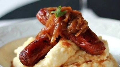 Bangers and mash.