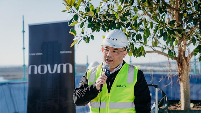 Novm’s chief executive officer and director Adrian Liaw. Picture: RZ Media