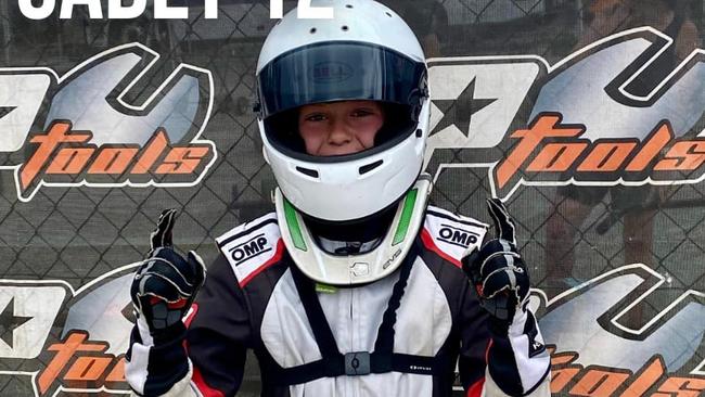 Archie Birstow won his first national round earlier this year. Picture: Australian Karting Championship.