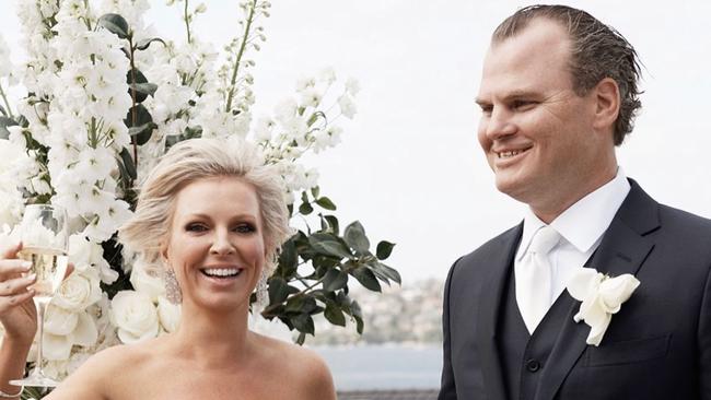 Shelley and Anthony Sullivan on their wedding day seven years ago.