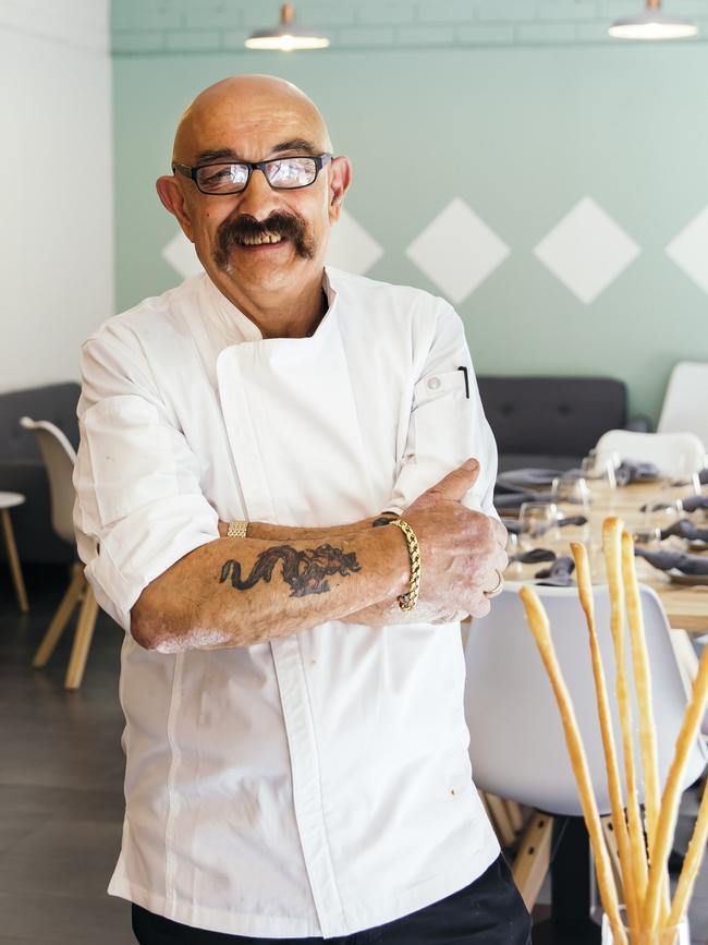 Owner/chef Franco Sorgini at Bambini Cucina.