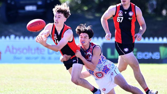 QAFL colts between Surfers Paradise and Redland Victoria Point. Saturday August 3, 2024. Picture, John Gass