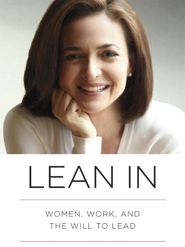 Book cover. LEAN IN, BY SHERYL SANDBERG, W. H. ALLEN, RRP $34.95