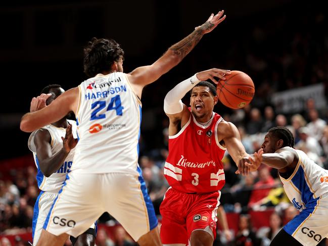 Trey Kell put up 30 points for the Hawks in his first game at Illawarra. Picture: Getty Images