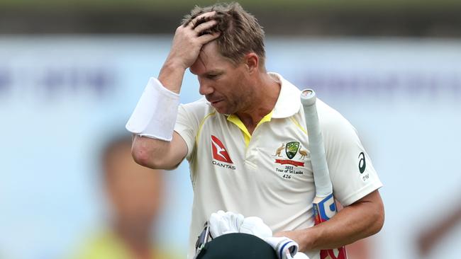 David Warner is not allowed to captain any Australian side. Picture: Getty Images