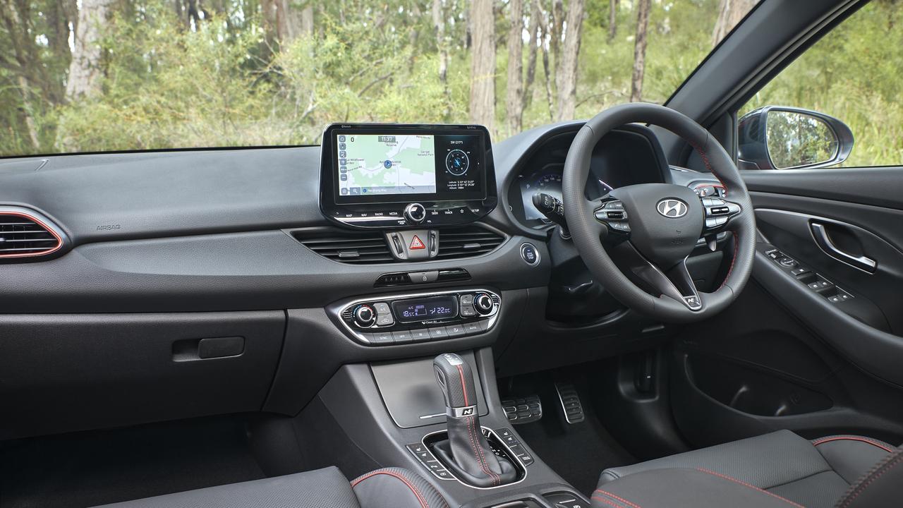 The interior is well equipped with plenty of tech and comfort features.