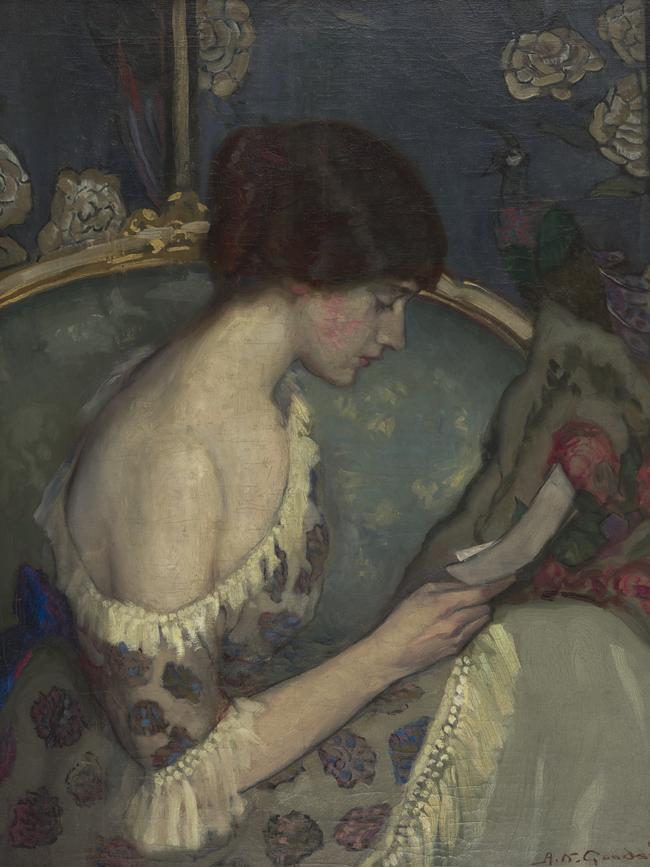 Agnes Goodsir’s Girl on Couch. c.1915. Picture: Leon Schoots