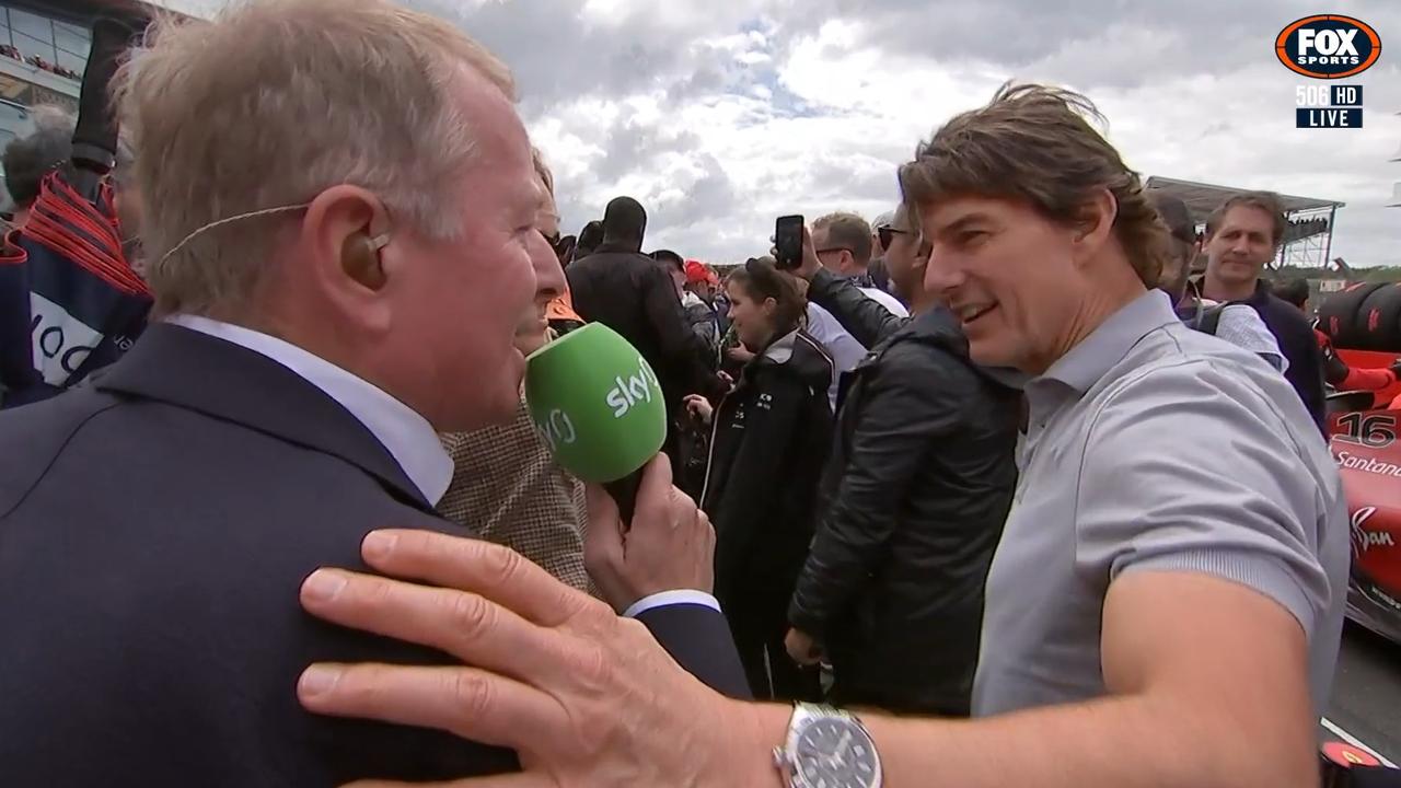 Tom Cruise in mortifying live TV moment with Formula 1 icon Martin Brundle