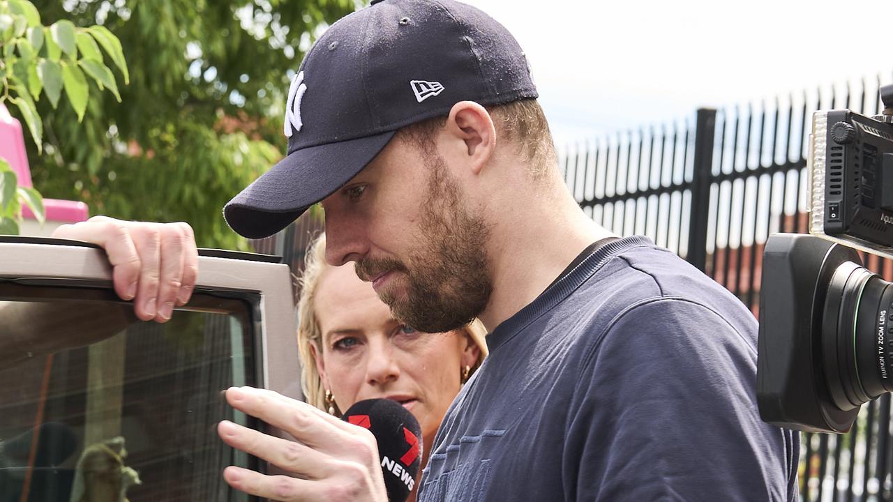 Jack Sauer leaving the Adelaide Remand Centre, Monday, Oct. 21, 2024. Picture: Matt Loxton