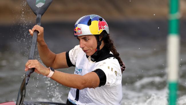 Olympian Jess Fox in action during a training session