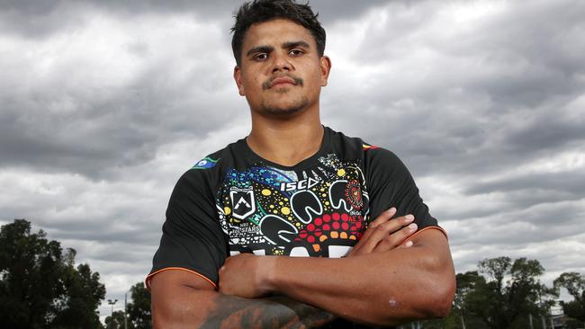 Mitchell wants to be a strong role model for indigenous kids. Image: AAP Image/David Crosling