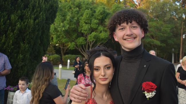 Chloe Howard and Alex Loft at Runcorn State High School 2023 formal. Photos: Georgie Walker.