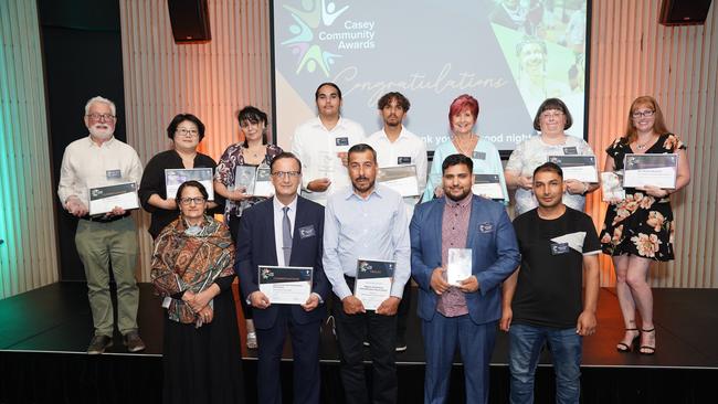 The winners of Casey Council’s Community Awards at a special gala dinner on January 25. Picture: Supplied.