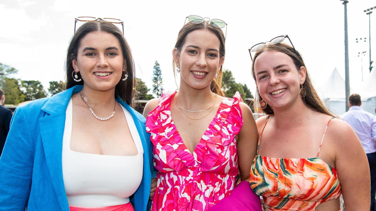 Josie McQueen (left), Grace York and Rachel York.