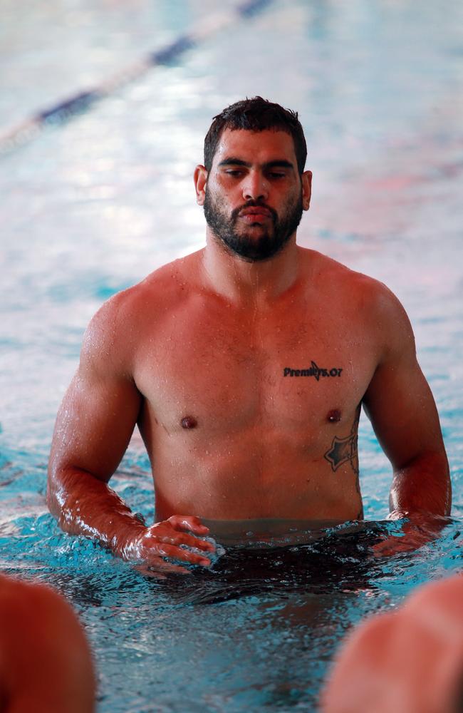 Greg Inglis at South Sydney recovery.