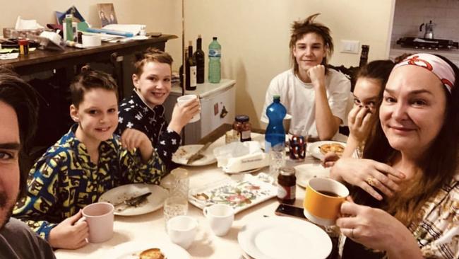 Kate Langbroek and her family only planned to live in Italy for one year. Picture: Instagram