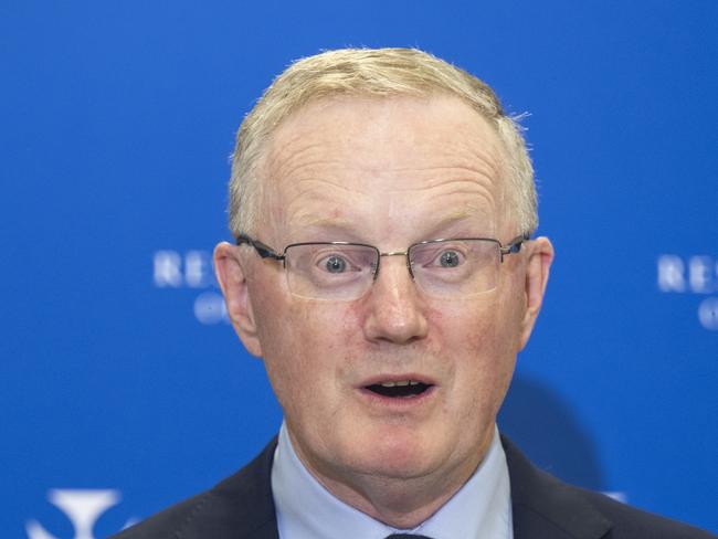 SYDNEY, AUSTRALIA - MAY 03: Governor of the Reserve Bank of Australia Philip Lowe speaks during a press conference on May 3, 2022 in Sydney, Australia. The Reserve Bank of Australia has today lifted the official interest rate to 0.35 per cent following a meeting today. The rise is the first interest rate increase since November 2010. (Photo by Louie Douvis - Pool/Getty Images)