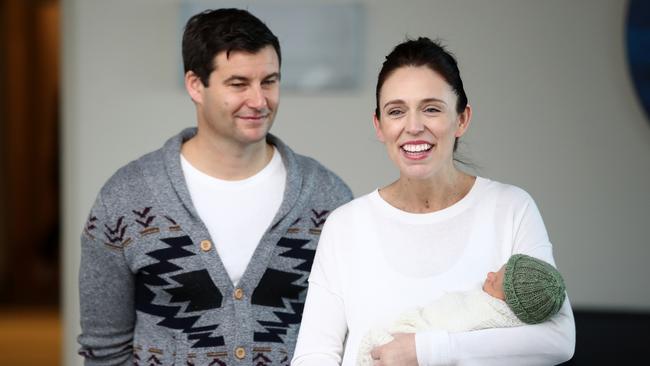 Ardern is the second world leader to give birth while in office. Picture: Getty