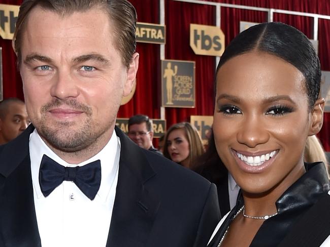 LOS ANGELES, CA - JANUARY 30: Actors Leonardo DiCaprio and Vicky Jeudy attend the 22nd Annual Screen Actors Guild Awards at The Shrine Auditorium on January 30, 2016 in Los Angeles, California. (Photo by John Shearer/Getty Images for People Magazine)