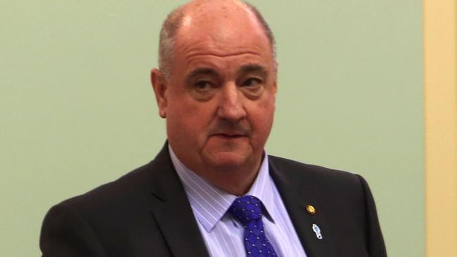 Opposition frontbencher Michael Hart in State Parliament — Labor is yet to endorse an opponent in Burleigh.