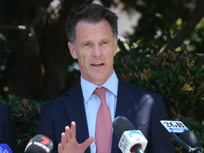 SYDNEY, AUSTRALIA : NewsWire Photos - NOVEMBER 25 2024; Chris Minns, Premier of New South Wales and Paul Scully, Minister for Planning and Public Spaces, address the media in a press conference at Sydney Parliament house to make an announcement about the Transport Oriented Development Accelerated Program. Picture: NewsWire / Gaye Gerard