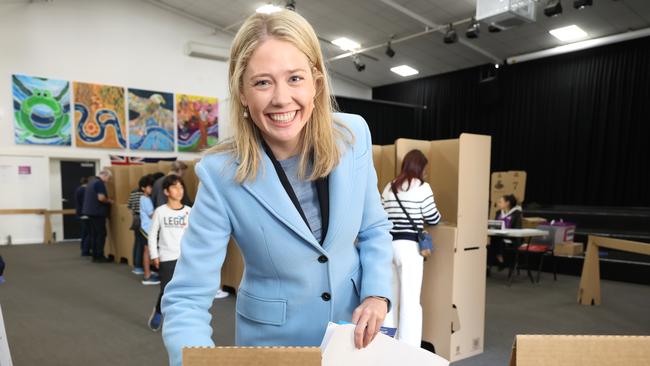 Liberal candidate Amelia Hamer, who fell narrowly short of ousting teal MP Monique Ryan in Kooyong. Picture: David Crosling