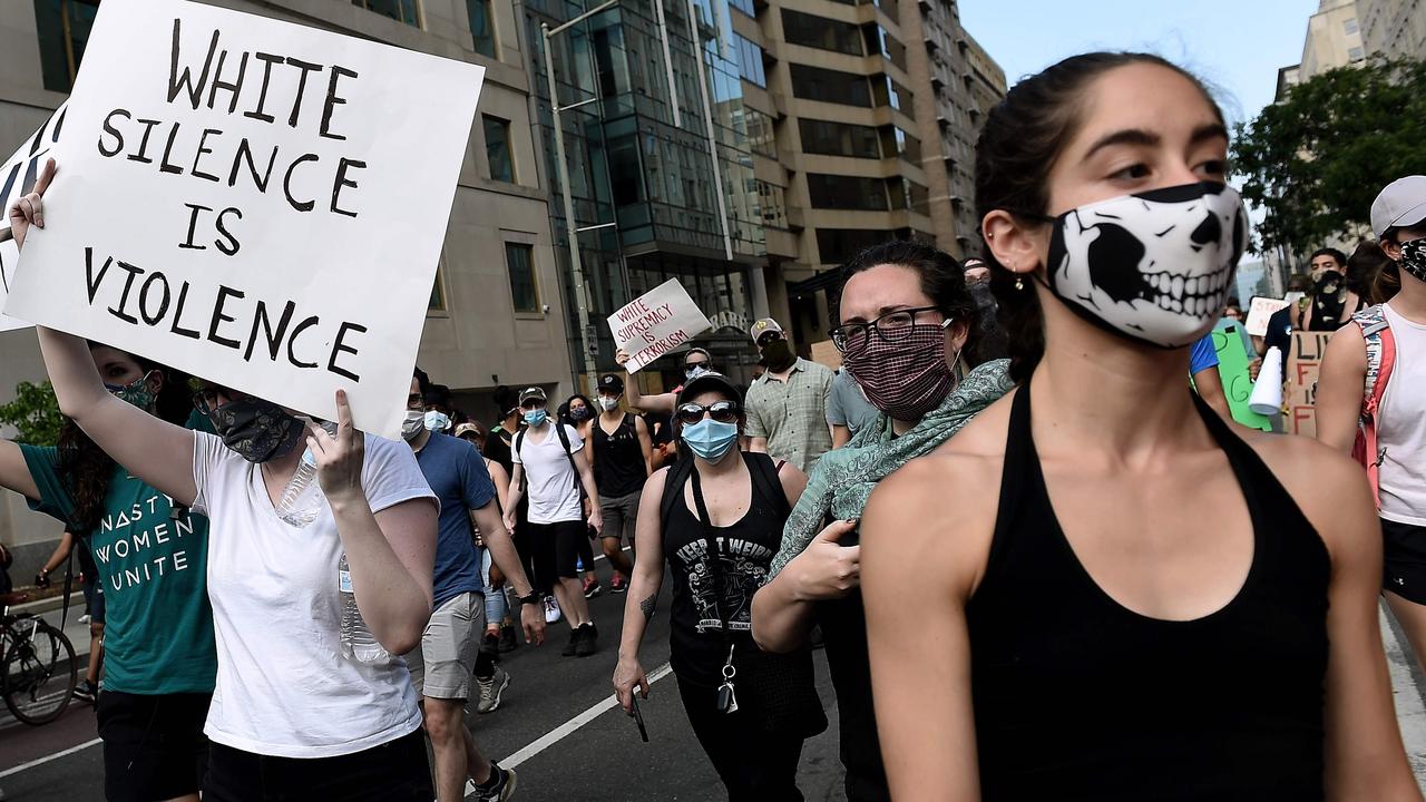 There are fears of a major spike in the US after mass protests. Picture: Olivier Douliery/AFP