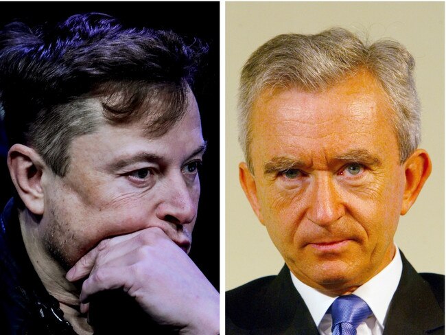Elon Musk briefly fell to number two in the rich list. Picture: Getty Images