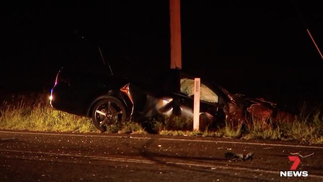 A black ute was allegedly seen speeding and dangerously overtaking over vehicles before causing a fatal crash on Hay Point Rd, Alligator Creek, that claimed the life of Ooralea father Nick Evangelista, 53, who had been driving home from work in his silver Kia. Images: 7News Mackay