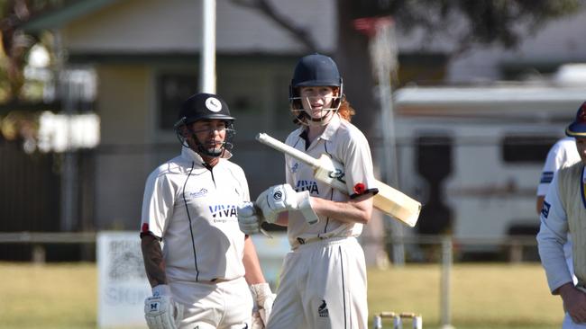 Liam Biddiscombe during his debut. Picture: Wes Cusworth.