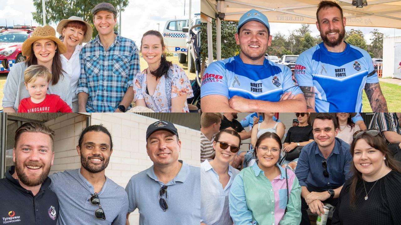 All smiles at the QPS v Army Brett Forte Cup rugby 10s clash at Highfields Sport and Recreation Park on Saturday, August 14, 2021.