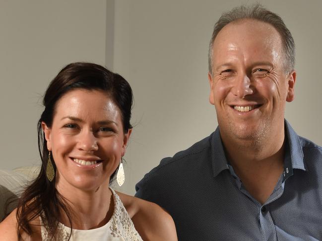 SMARTdaily. Meagan and Leon Jacobsen. Story is about the benefits of projecting your future financial position and having a wealth plan. Pictured at their home on the 15th Feb, 2022. Picture: Tricia Watkinson