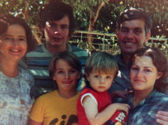 13/06/1997 PIRATE: 13/06/1997 PIRATE: Copy photo of anti-drugs campaigner Donald (Don) Mackay with wife Barbara & children Paul (19), Ruth (16), May (13) & James (3) taken Easter 1977, before he was murdered in 1977. Mack/fam New South Wales (NSW) / Crime / Murder / Victim