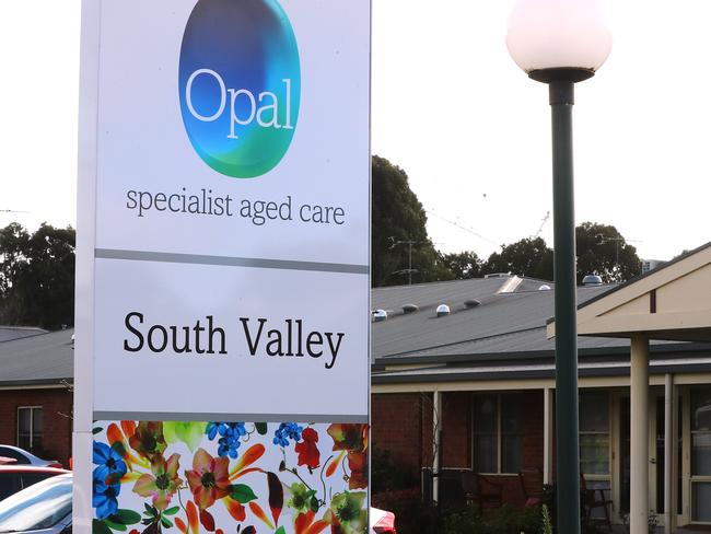 Opal South Valley Aged Care has recorded a COVID case. Picture: Alison Wynd