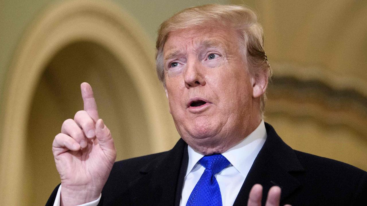 Outgoing US President Donald Trump. Picture: Brendan Smialowski/AFP