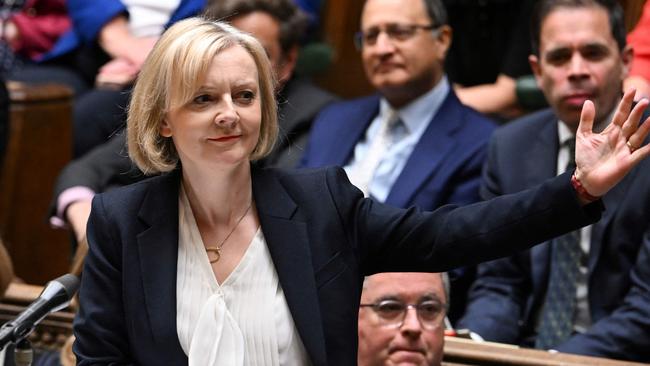 Liz Truss has resigned as British prime minister. Picture: AFP