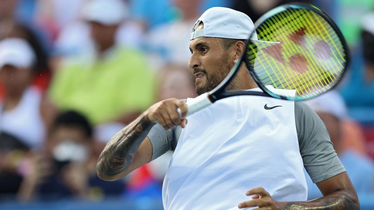 Nick Kyrgios has won his first title since 2019. Picture: Getty Images