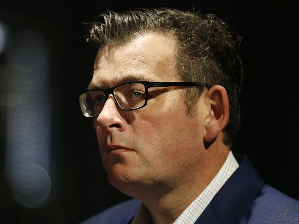 Victorian Premier Daniel Andrews said he would be happy to take the most senior members of the federal government on a tour of the state to show them what “an infrastructure agenda looks like”. Picture: NCA NewsWire/Daniel Pockett