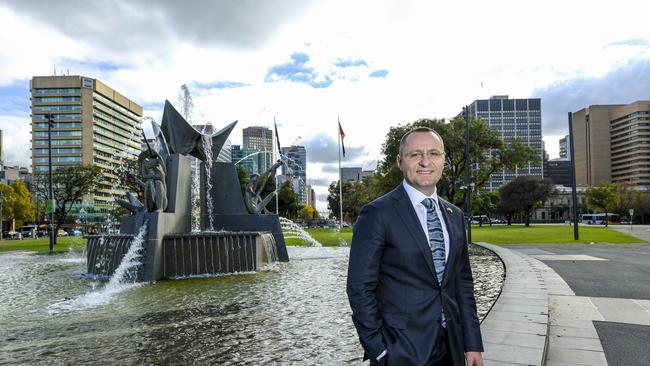 New Ukrainian ambassador to Australia, Vasyl Myroshnychenko, pictured in Adelaide this week. Picture: Roy VanDerVegt