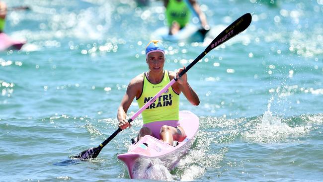 The Gold Coast ironwoman during last year's qualifiers. Picture: HarvPix