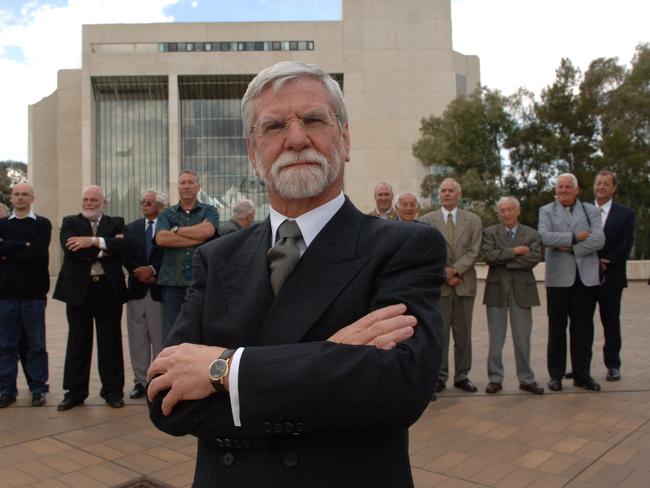 Former Norfolk Island Chief Minister David Buffett in Canberra.