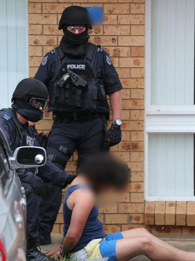 Ghazzawy at the time of his arrest. Picture: NSW Police Media.