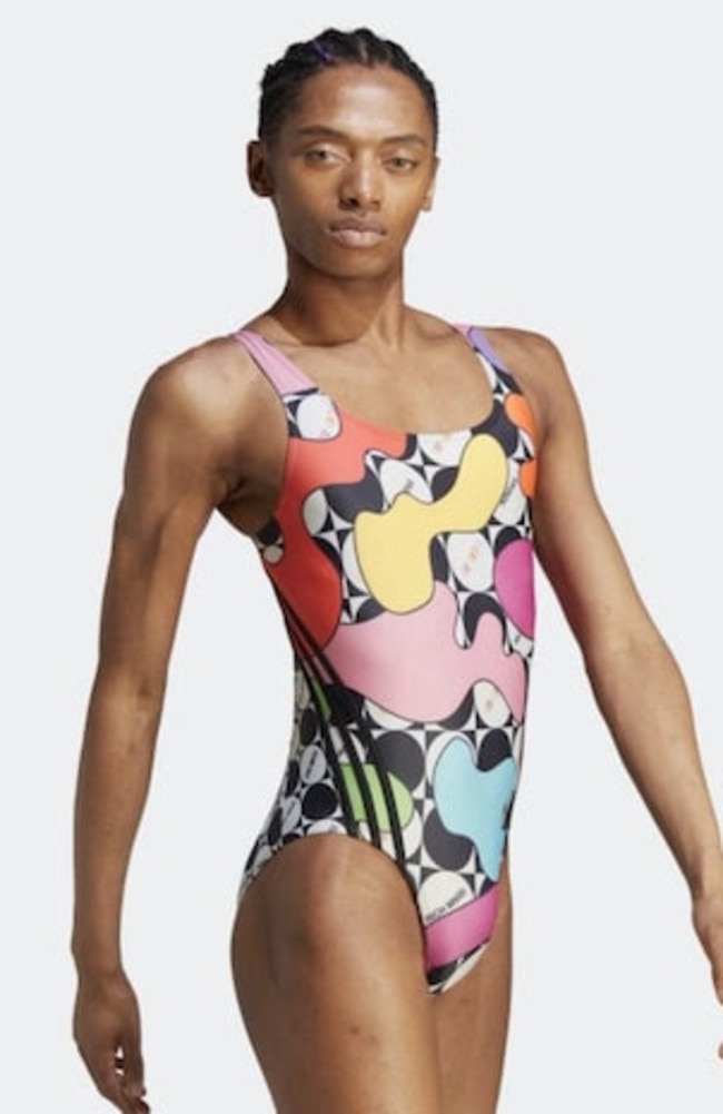 Adidas has come under fire over its advertising of a new swimsuit. Picture: Adidas